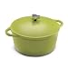 Kitchen & Housewares : Rachel Ray 7-Quart Round Cast-Iron Dutch Oven, Green