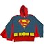 Search : Superman Shield Logo & Cape Costume Hooded Sweatshirt