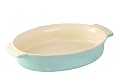 Le Creuset Stoneware Oval Stoneware Dish, Satin Blue,  28 cm