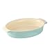 Le Creuset Stoneware Oval Stoneware Dish, Satin Blue,  28 cm
