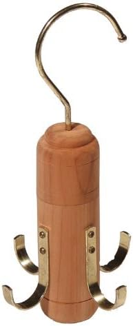 CedarFresh Cedar Belt and Tie Rack Spinner by Hosuehold Essentials