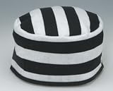 Felt Striped Prisoner Costume Hat