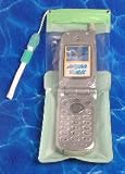 アクアトーク 携帯電話防水ソフトケース フレックスタイプ プレーン ブルー 《ミニストラップ付き》  AQF-05