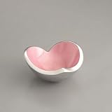 Nambe NBCF Pink Mini-Heart 4-1/2-Inch Bowl