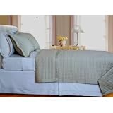 FULL Size 400 Thread count Tan Coverlet Set Including Matching Shams 100% Egyptian Cotton for double bed
