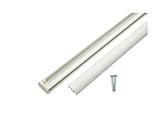 ハイロジック D型フックレール 1000mm ホワイト