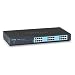 TRENDnet 26-Port Gigabit Web Smart Switch (24x 10/100/1000Mbps Auto-Negotiation and Auto-MDIX ports, 2x Mini-GBIC)TEG-240WS (Black)