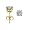 14K Yellow Gold, Round, Diamond Stud Earrings (1/3 ctw, G-H Color, SI1-I2 Clarity)