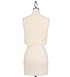 Mystree Spring Flowers Rosette Vest in Cream