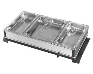 SWAN PROFESSIONAL RANGE BUFFET SERVER WITH TEMPERATURE CONTROL AND COOL TOUCH HANDLES