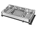 SWAN PROFESSIONAL RANGE BUFFET SERVER WITH TEMPERATURE CONTROL AND COOL TOUCH HANDLES