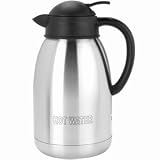 Elia Shatterproof Vacuum Jug CJV Hot Water 1.2ltr - Case of 6 | 6 Cup Thermal Jug, Stainless Steel Jug, Coffee Jug
