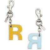 AUTHENTIC COACH LETTER INITIAL R KEYFOB KEY CHAIN CHARM 92207