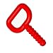 Chewy Tube Knobby Red
