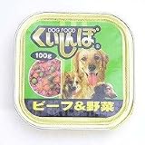 くいしんぼ　犬トレー　ビーフ＆野菜　100g