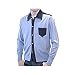 Evisu "Denim trimmed" shirt