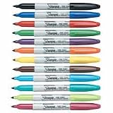 Sanford(R) Sharpie(R) Permanent Fine-Point Markers, Assorted Colors, Pack of 8
