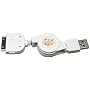 iPhone 3G 3Gs / iPod USB Sync- und Ladekabel, Datenkabel - ausziehbar - aufrollbar - iPod classic nano photo mini video touch iPhone