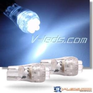 2 SUPER HID WHITE 4 LED WEDGE BASE 194 158 168