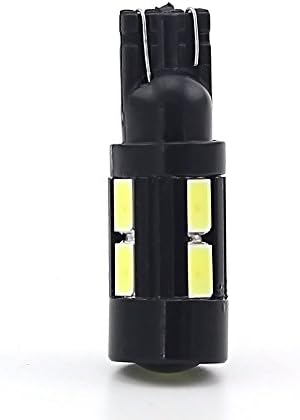 10-SMD T10 LED Interior Light car replacement bulb 5630 - White, Pack of 2