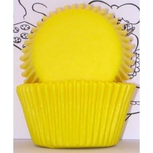 Yellow Greaseproof Baking Cup Cupcake
