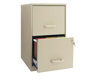 OfficeMax Two-Drawer Vertical File Size Putty
