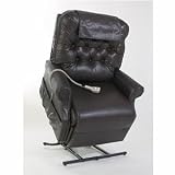 Mega Motion 3 Position Lift Chair Large Model GL358, Vinyl Chesnut, 1 ea