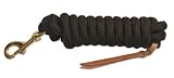 9' x 5/8 Cowboy Nylon Lead Rope Brown