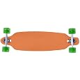 ORANGE Drop Through Longboard Thru Skateboard - 180mm Trucks - 70mm Wheels