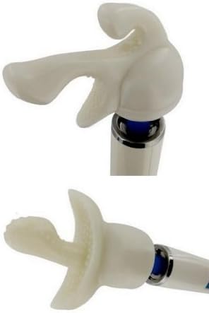 Tri-Gasm and G Tip (G-Spot) Attachments for Hitachi Magic Wand and Compatible Wands