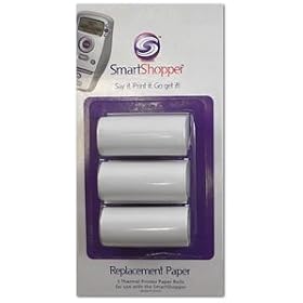 3 Replacement Paper Rolls for SMARTSHOPPER (SMARTPAPERPR102) Category: Calculator Supplies