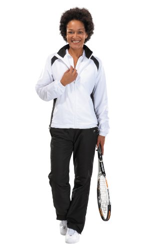 Head Damen Tennisjacke Club, wei&szlig;/schwarz, L Preisvergleich