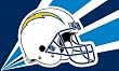 San Diego Chargers 3'x5' Helmet Design Flag - Football Sports Merchandise