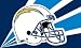 San Diego Chargers 3'x5' Helmet Design Flag