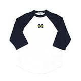 Antigua University of Michigan Sport 3/4 Sleeve Youth Tee