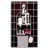 Shower Caddy (Chrome) (20-1/8H x 9-1/2W x 4-1/4D)