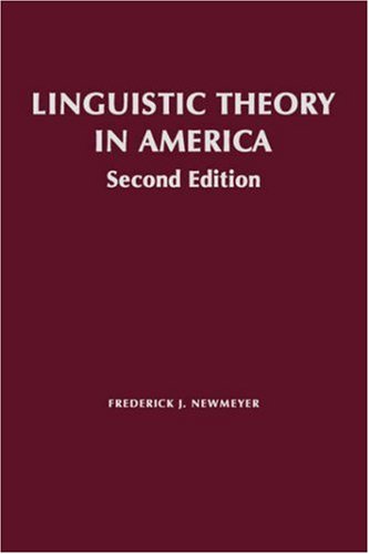 Textbook - Linguistic Theory in America (2nd Edition)