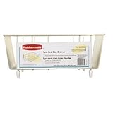 Rubbermaid 6008-AR-BISQU Twin Sink Dish Drainer