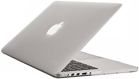 Macbook Retina 13.3 case,Leimi Rubberized Hard Case Cover for Apple Macbook Pro 13.3" with Retina Display A1502 / A1425 (Newest Version,not with Cd/dvd Rom)-Clear