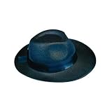 Deluxe Felt Gangster Hat - Black
