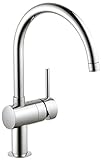 グローエ(GROHE) MINTA ミンタ  シングルレバーキッチン混合栓 32445000 + 水栓クロス(グローエジャパン公式・ 日本規格適合品)