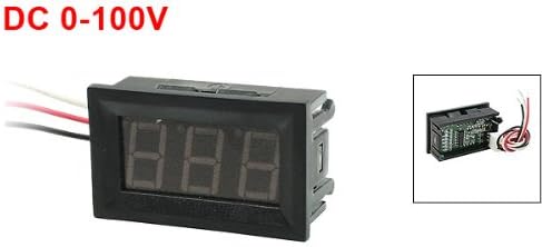 DMiotech DC 0-100V LED Digital Voltmeter Voltage 9V 12V 24V Car Motorcycle Meter Monitor Tester