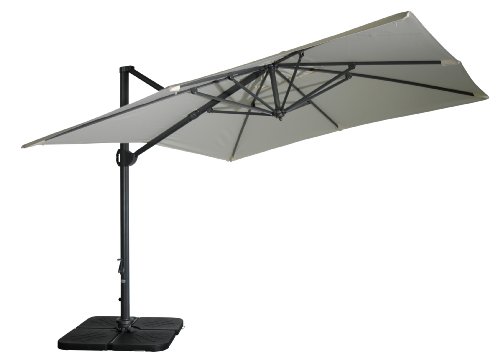 Zangenberg 64840_511 Ampelschirm Monte Carlo 300x300 cm, eckig, beige