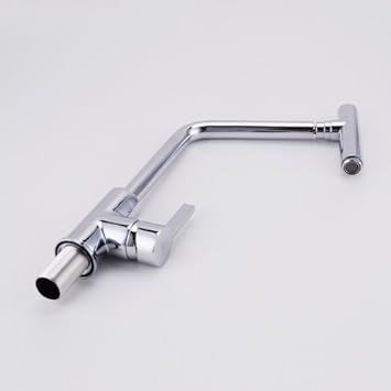 KES L6205 Moderne Messing-Einhebel-Küchenarmatur, mit hohem Bogen und