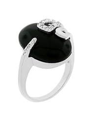 Black Onyx Egg Ring