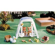 Calico Critters Peaches and Freddy's Swing n Play