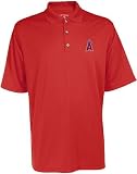 MLB Los Angeles Angels Dark Red Exceed Polo