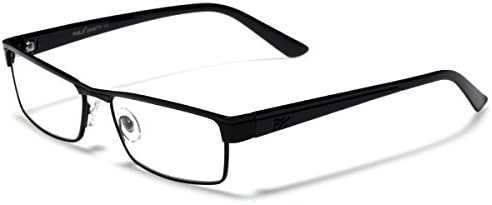 Reading Glasses - Rectangle Frame Fashion Designer Eyeglasses Various Strengths and Colors