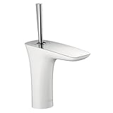 Hansgrohe 15074401 PuraVida Single-Hole Faucet, White/Chrome