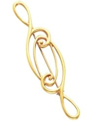 Fashion Brooch in 14k Yellow Gold